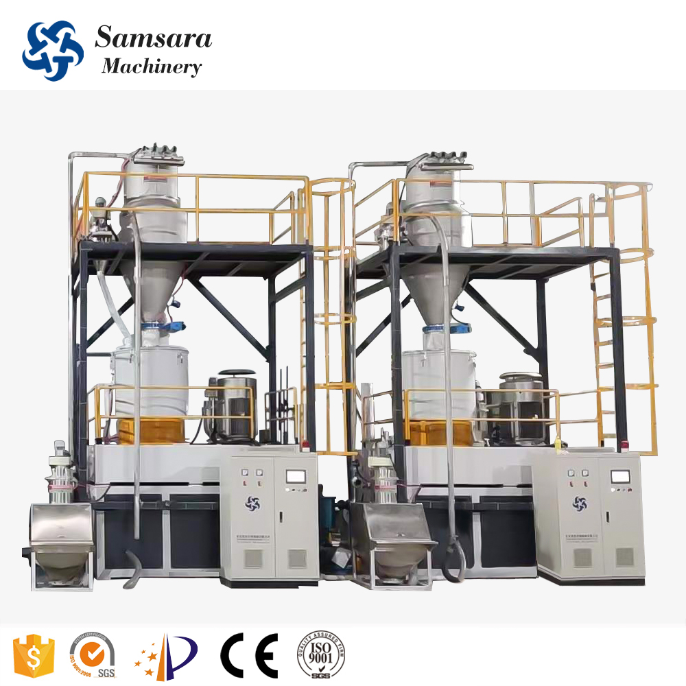Plastic Industry Automatic Feeding Dosing Mixing Conveying System PVC Powder Mixer Mixing Equipment Plastic Machine