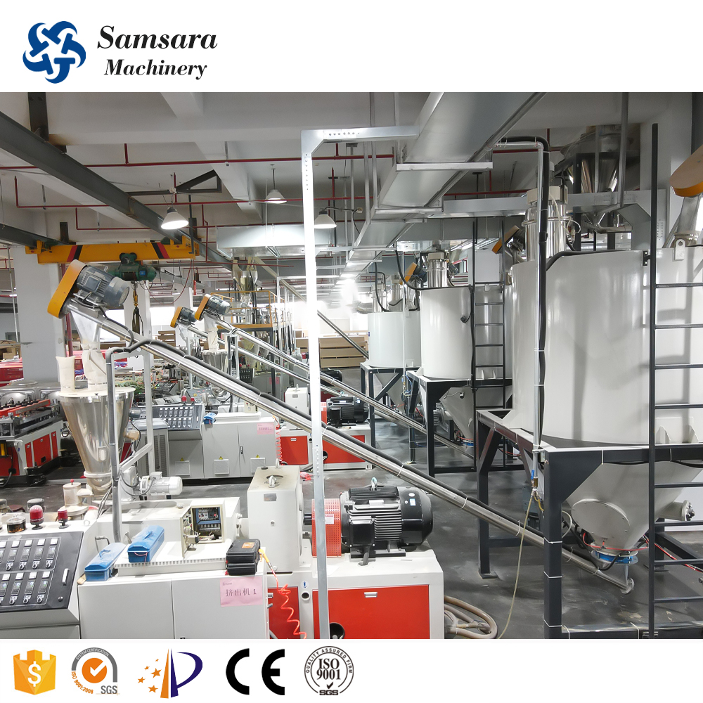 Automatic Weighing-Mixing-Feeding System for Extruder Machine Plastic Industry Automatic Feeding Dosing Mixing Conveying System