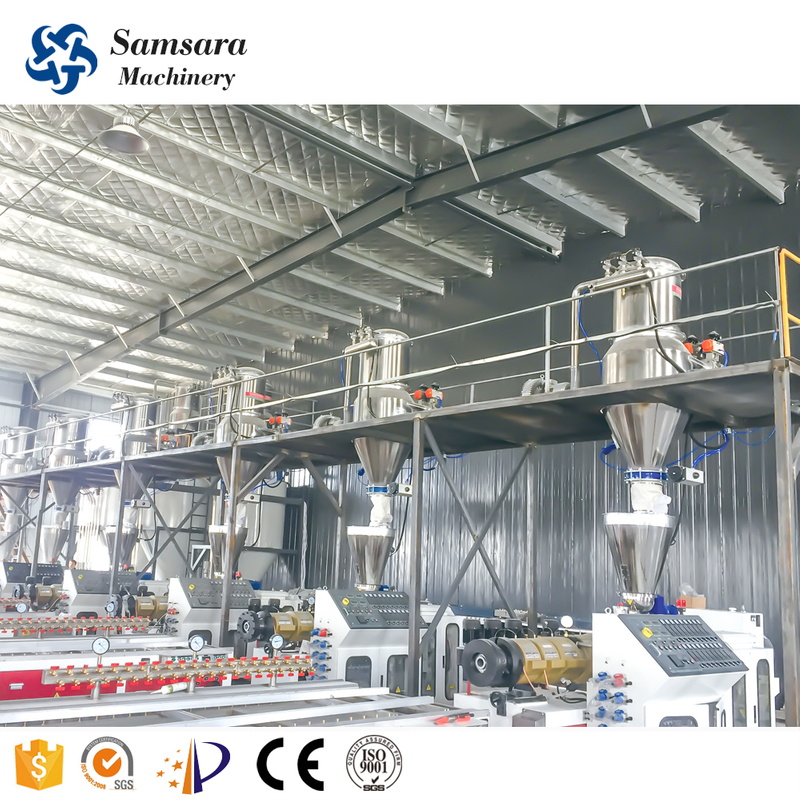 Automatic Weighing-Mixing-Feeding System for Extruder Machine Plastic Industry Automatic Feeding Dosing Mixing Conveying System