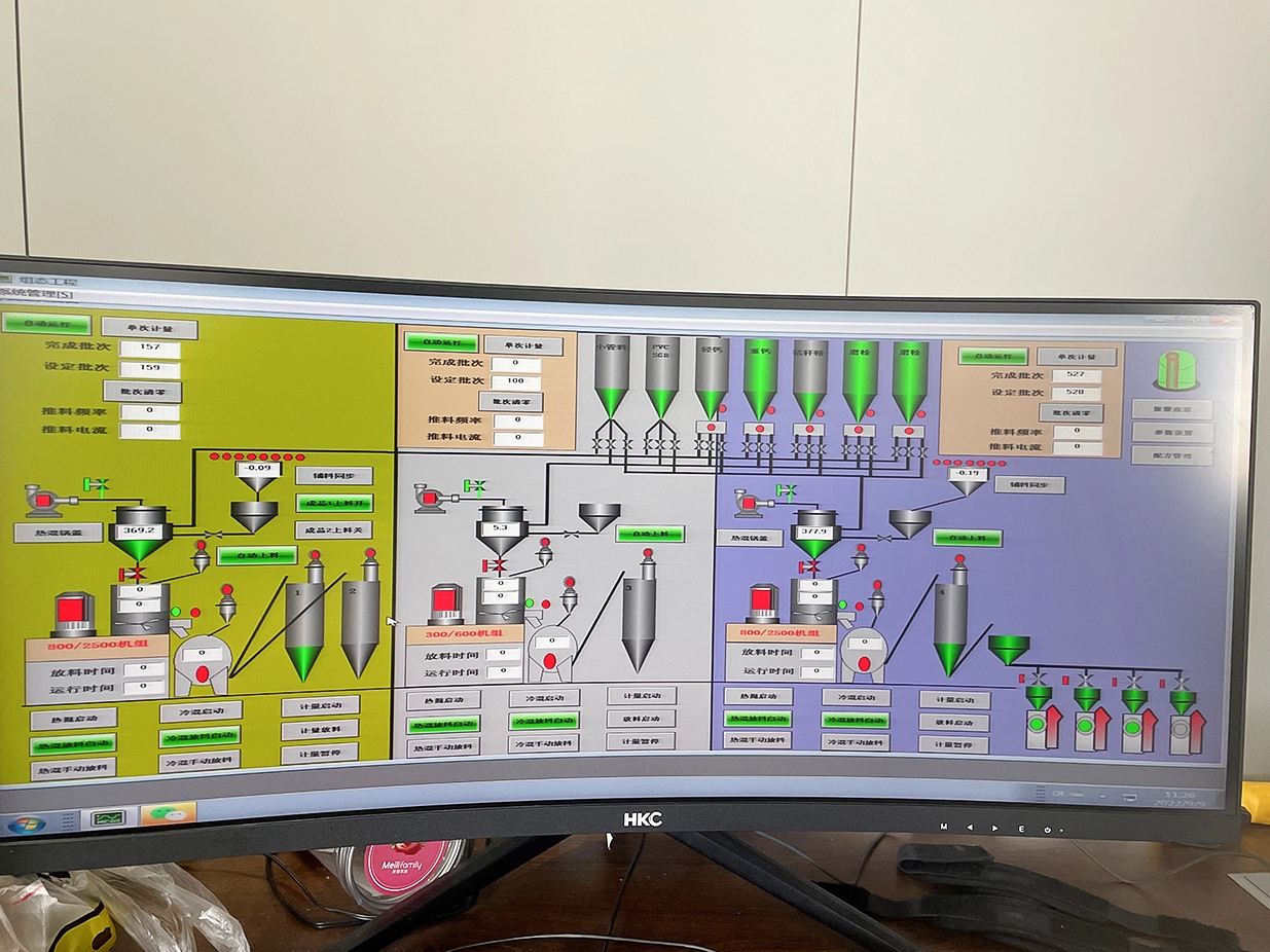ELEVATING PVC WALL PANEL PRODUCTION